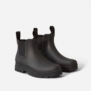 Everlane Women’s Black Rain Boots NWOT